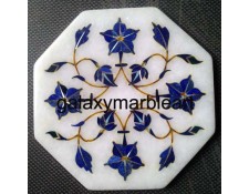 Lapislazuli stone inlay tile oct 4" TP-404